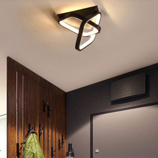 Orren Ellis Modern Square Hallway LED Ceiling Light Fixtures Warm White